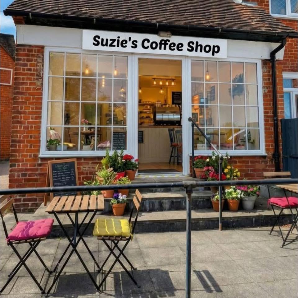Store front Suzie's coffee shop